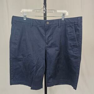 Timberland Men's Navy Cotton Twill Shorts Size 38 Classic Fit Casual Outdoor